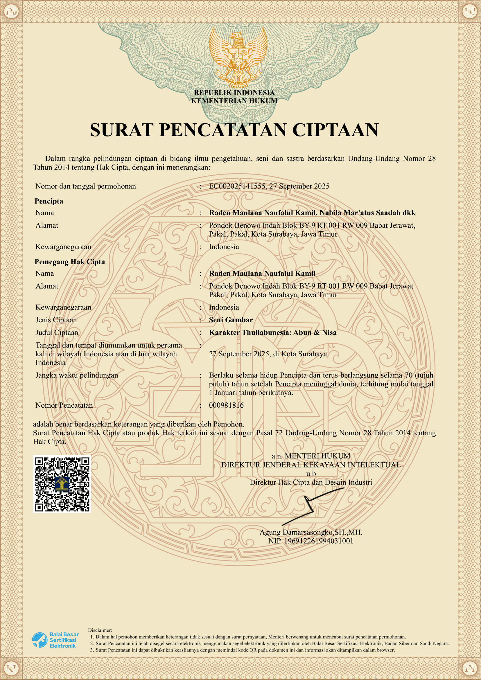 HKI Karakter Halaman 1